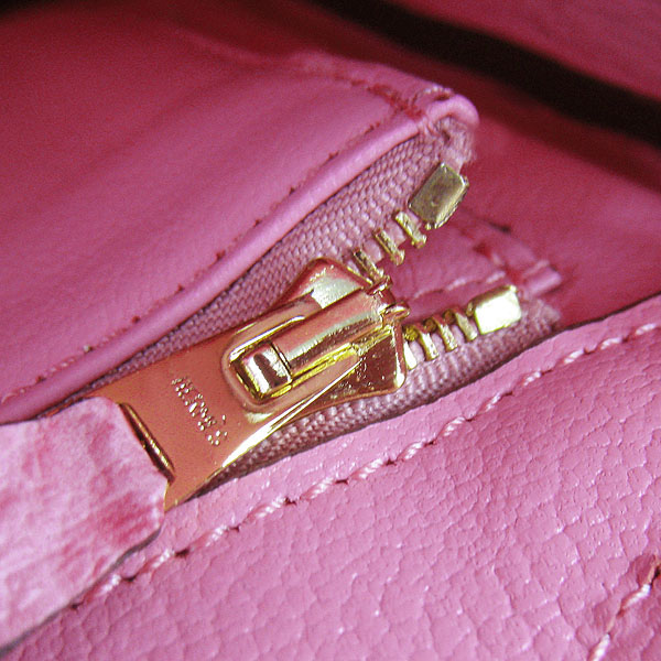 Replica Hermes Birkin 30CM Ostrich Veins Handbag Pink 6088 On Sale - Click Image to Close